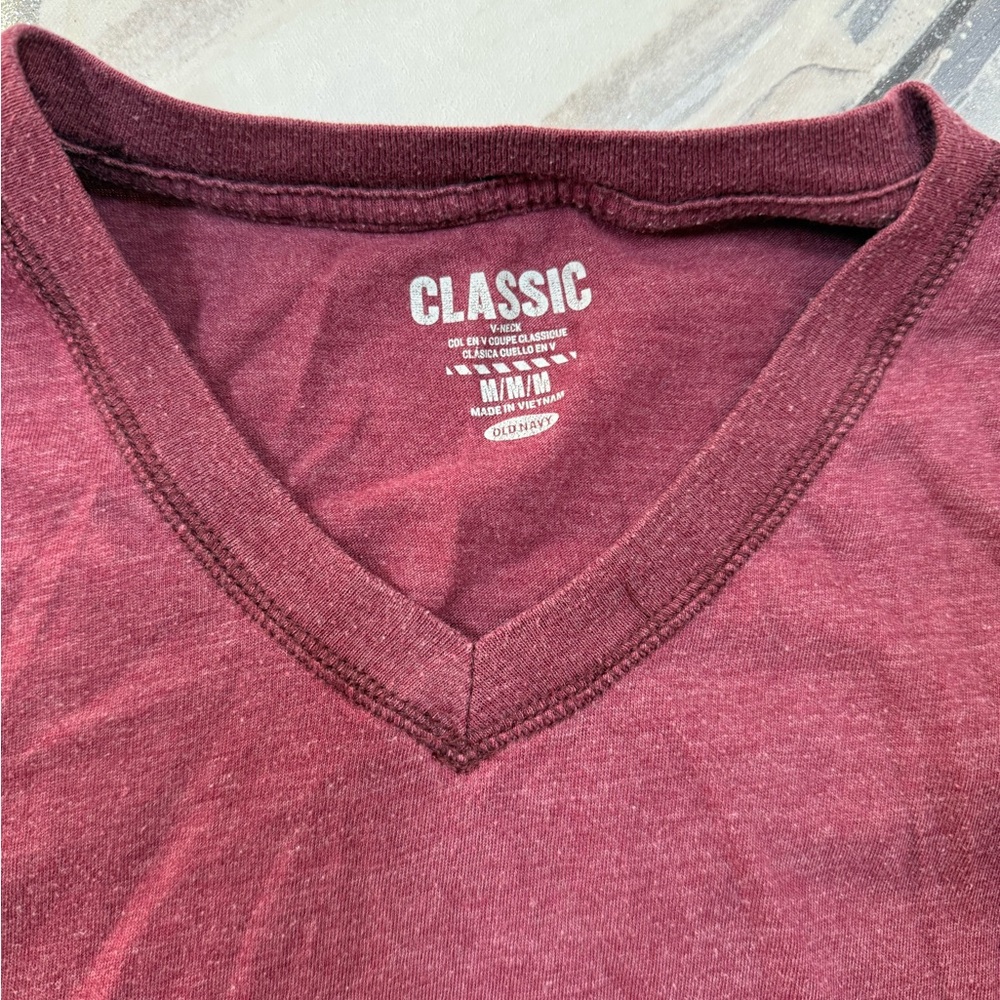 Classic Red V-Neck Sweater Elegant Style